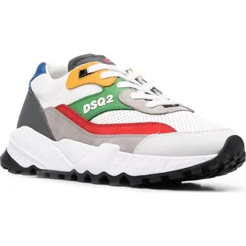 Pánská obuv Bílé boty DSQUARED2 Free colourblock low-top sneakers, Velikost: 45