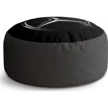 Sedací pytel Kulatý taburet Circle Logo 3 Maska: 38x48 cm - Sablio