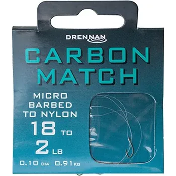 Drennan návazce Carbon Match vel. 16 / 2lb 8oz