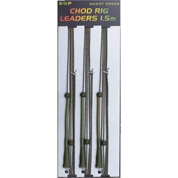 ESP návazce Chod Rig Leaders 1,5m Weedy Green