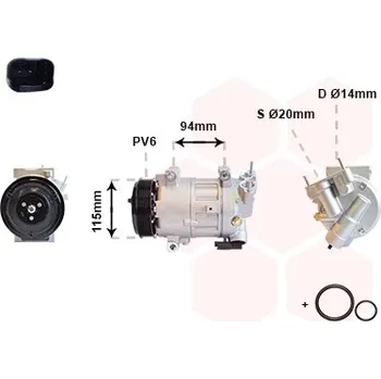 Kompresor klimatizace Kompresor, klimatizace VAN WEZEL 4000K418