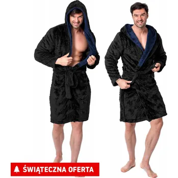 Pánský župan Rea Pánský župan Jordan modro-černý M