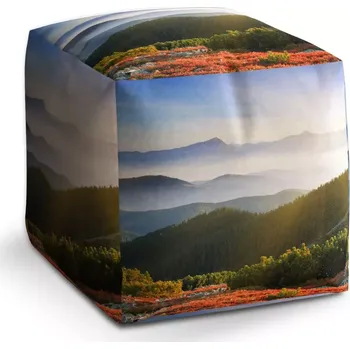 Taburet Taburet Kostka Příroda: 40x40x40 cm - Sablio