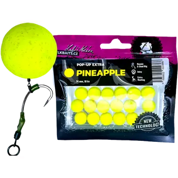Boilies LK Baits Pop-up Extra Pineapple 14mm, 18ks