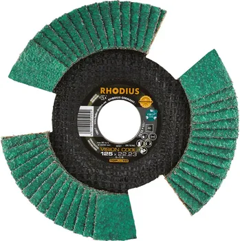 Brusný kotouč Rhodius 207077 | Brusný lamelový kotouč 125x22,2 mm, ZK40, VISION COOL