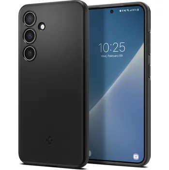 Pouzdro na mobilní telefon Kryt na mobil Spigen Thin Fit Black Samsung Galaxy S24