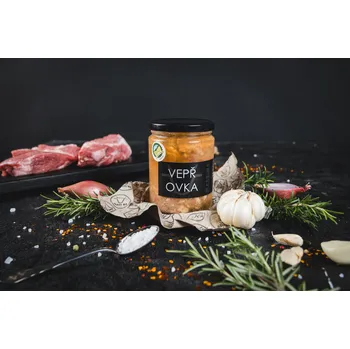 Konzervované maso Vepřovka, 530 g