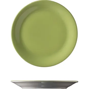 Talíř Lilien | Dezertní talíř, olivový, 17,7 cm, Daisy