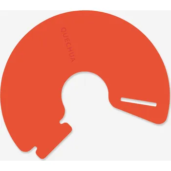 QUECHUA Ochranné krytky na stanové kolíky 6 ks ORANŽOVÁ