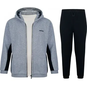 Firetrap Infant Boys 3pc Jogger Set Grey Marl/Black 5-6 Years