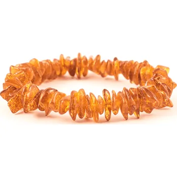 Náramek Milujeme Kameny Jantar - náramek sekánek NSA35 239824 Žlutá