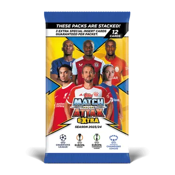 Karetní hra 2023-2024 Topps Match Attax Extra booster balíček