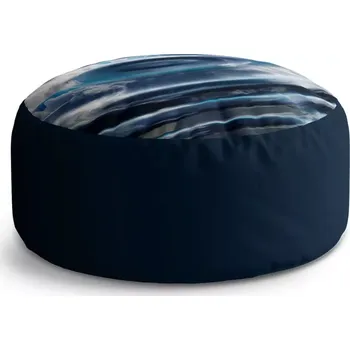 Sedací pytel Kulatý taburet Circle Nebe: 38x48 cm - Sablio