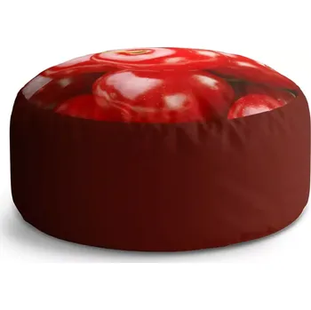 Sedací pytel Kulatý taburet Circle Třešně: 38x48 cm - Sablio