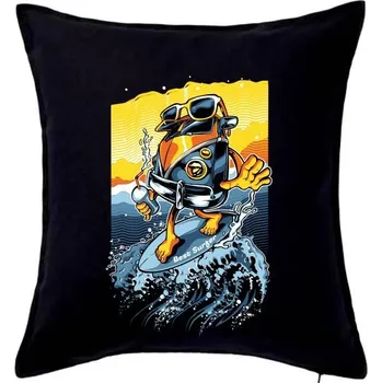 Polštář Surfující VAN - Polštář 50x50 - 50x50 - Pouze potah ( Černá )