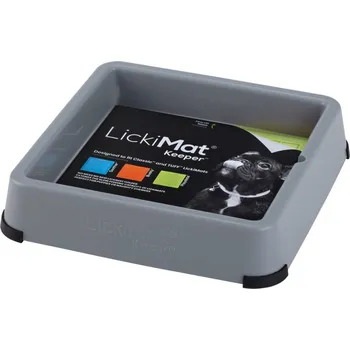 Miska pro psa LickiMat Miska Keeper Šedá