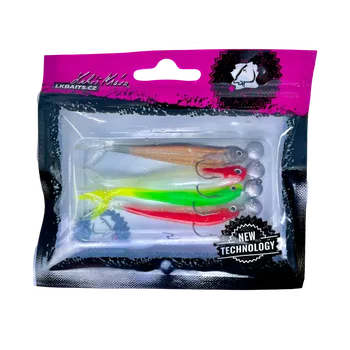 Umělá nástraha LK Baits Predátor Kompletní Set Smáček v dipu 7 cm, 4ks