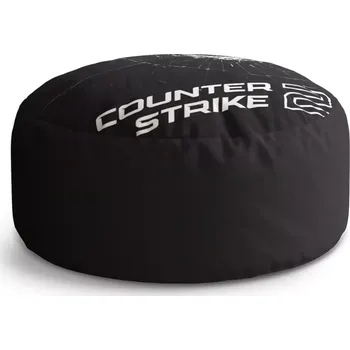 Sedací pytel Kulatý taburet Circle Counster Strike 2 Průstřel: 38x48 cm - Sablio