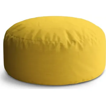 Sedací pytel Kulatý taburet Circle Žlutá 3: 38x48 cm - Sablio