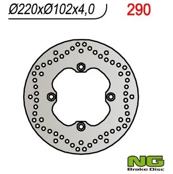 Brzda pro motocykl Zadní brzdový kotouč NG Yamaha 150 MAXSTER XQ 2001 - 2002