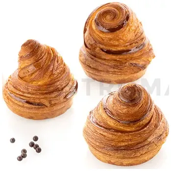 Kuchyňská sůl Silikonová forma na kulaté zákusky, 6x 85x20 mm | SILIKOMART, Air Plus 14 Round