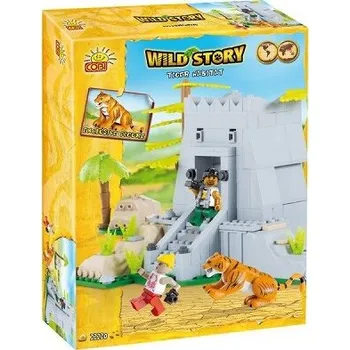 Stavebnice COBI TIGER HABITAT COBI WILD STORY 22220