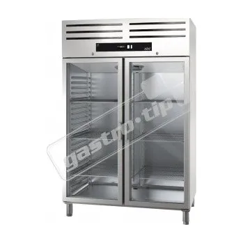 Chladící skříň prosklená GCP-1402 - otevírání levé