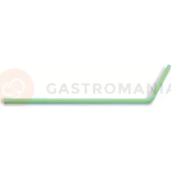 Jednorázové nádobí Brčko s kloubem, biologicky rozložitelné, 5x240 mm, zelené, 250 ks PLA | ALCAS, BioHappy