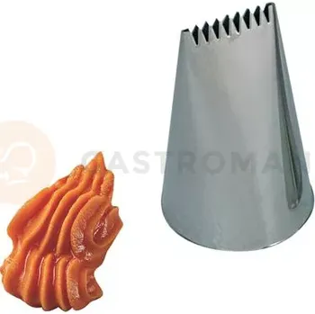 Výroba svíčky Zdobící špička - efekt proplétaného košíku - 30x50x17 mm - BX9017-1 | MARTELLATO, Basket Piping Nozzles