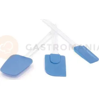 Stolní podložka Sada 3 silikonových špachtlí 245, 260, 255 mm, modrá barva | SILIKOMART, ACC 029 Spatole