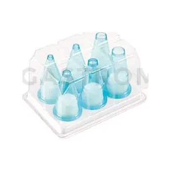 Sada zdobicích špiček z polykarbonátu - 6ks | SILIKOMART, Polycarbonate Tips