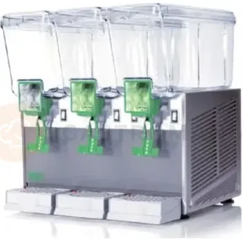 Barová židle Potrojný dávkovač na neperlivé nápoje, ledovou kávu a čaj 3x 12 l, lopatkové míchadlo, 540x480x570 mm | BRAS, Maestrale Extra