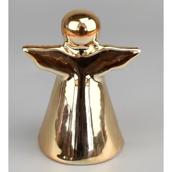 Vánoce Zvonek anděl zlatý