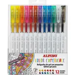 Alpino Color Experience AR001041 třpytivá gelová pera 12 ks