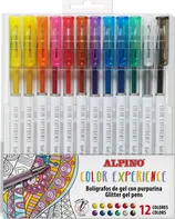 Alpino Color Experience AR001041 třpytivá gelová pera 12 ks