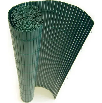 umělý živý plot Bambusová rohož - BAMBOO MAT - G, výška 1,0 m (Zelená bambusová stínící rohož)