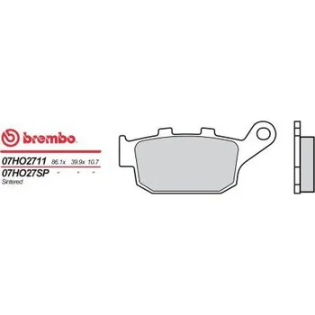 Motodíl Zadní brzdové destičky Brembo Yamaha 600 XJ 6 2009 - směs 11