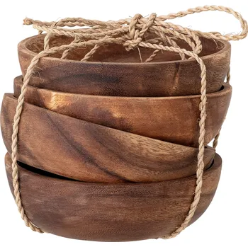 Dřevěná miska Irha - set 4 ks