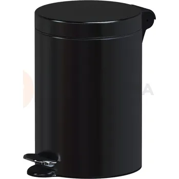 Nádoba na led Pedálový odpadkový koš s nehořlavou příměsí 3 l, 26x17 cm, černý | ALDA, Freedom Fresh Hotel Safe