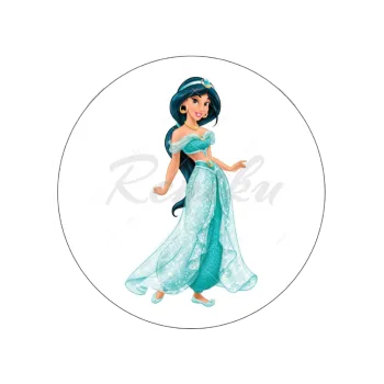 Jedlá dekorace na dort JASMÍNA tančí, VARIANTA Jedlý papír 331