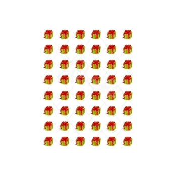 Jedlá dekorace na dort ZELENÝ DÁREK s76