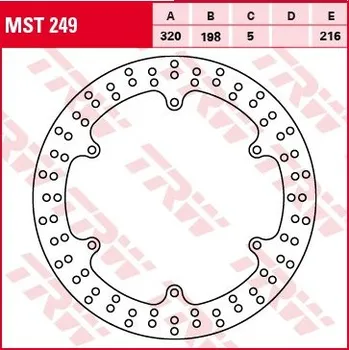 Motodíl Přední brzdový kotouč TRW / Lucas Yamaha XJ 600 SDiversion 1992 - 1997