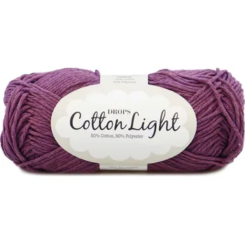 Volný čas Drops Cotton Light 24 grape