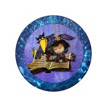 Jedlá dekorace na dort MALÁ ČARODĚJKA- kniha, VARIANTA Jedlý papír 30