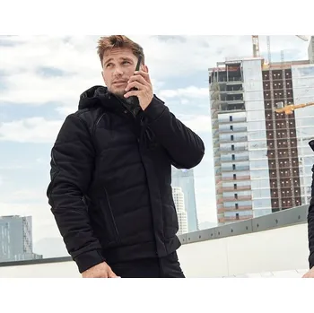 pracovní bunda Zimní softshellová bunda e.s.vision velikost 4XL černá Strauss Pracovní oblečení