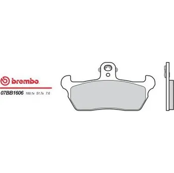 Motodíl Přední brzdové destičky Brembo Moto Morini 501 EXCALIBUR 1990 - 1994 směs 06