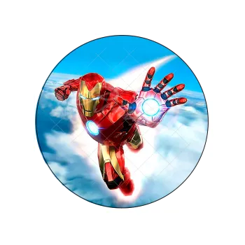 Jedlá dekorace na dort IRON MAN letí, VARIANTA Jedlý papír 741