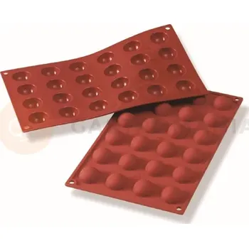 Kuchyňská sůl Forma na zákusky a dezerty, 30x15 mm, 24 ks - SF006N | MARTELLATO, Silicone Moulds