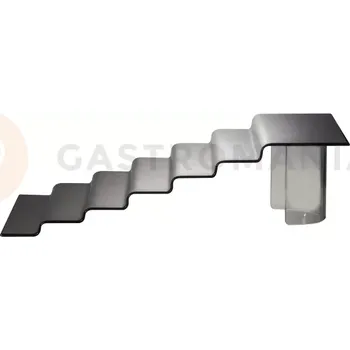 Servírovací stolek Matné skleněné schody 7-stupňové 790 x 400 mm | BDK, Steps