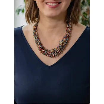 Náhrdelník Náhrdelník Diana, korálkový, luxusní, barevný